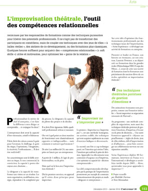 article medef formation scene experience